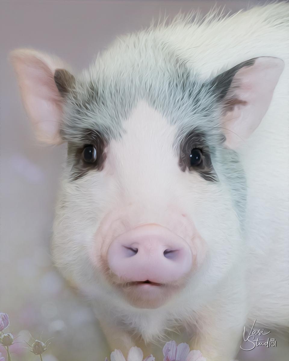 Pig Art Pet Photography!