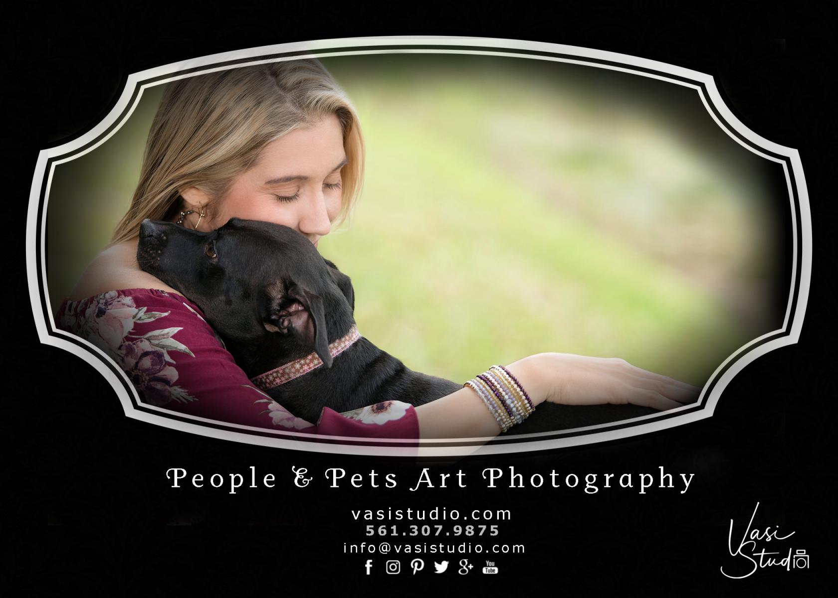 Pet owner and dogs photograph Palm Beach Gardens, FL