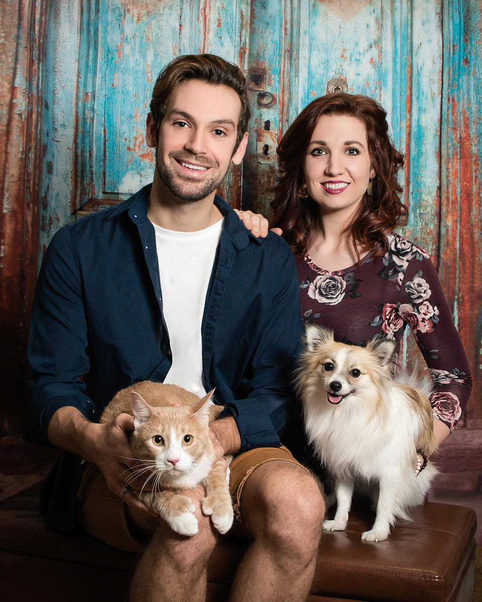 Our portraits capture the unique personalities of your dogs and cats.Call us at 561-307-9875.